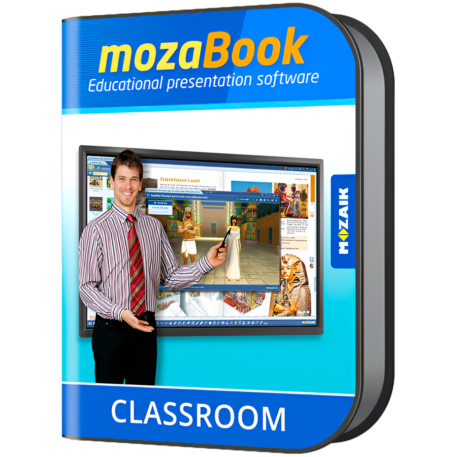 mozaBook CLASSROOM - interactive educational software for teachers, 1 Year