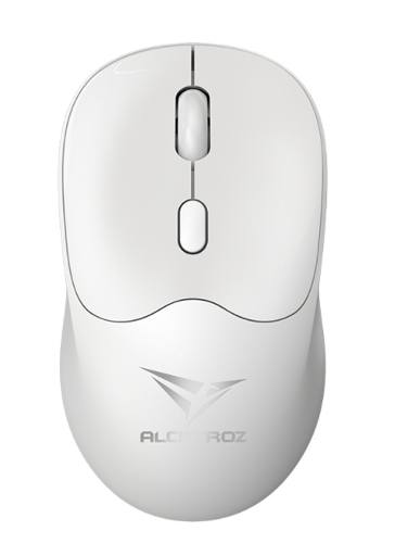Alcatroz Mouse Wireless & BT Recharg Silent AIRMOUSE DUO 6R White (2025)