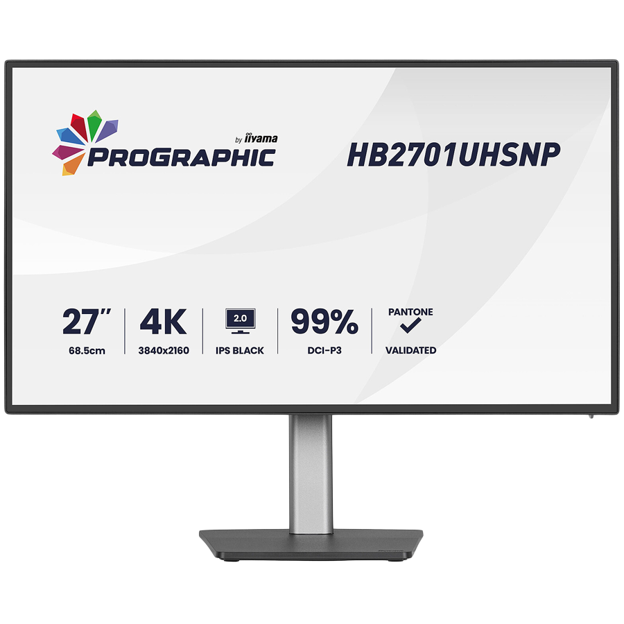 IIYAMA 27" IPS BLACK 2.0 panel - 3840x2160