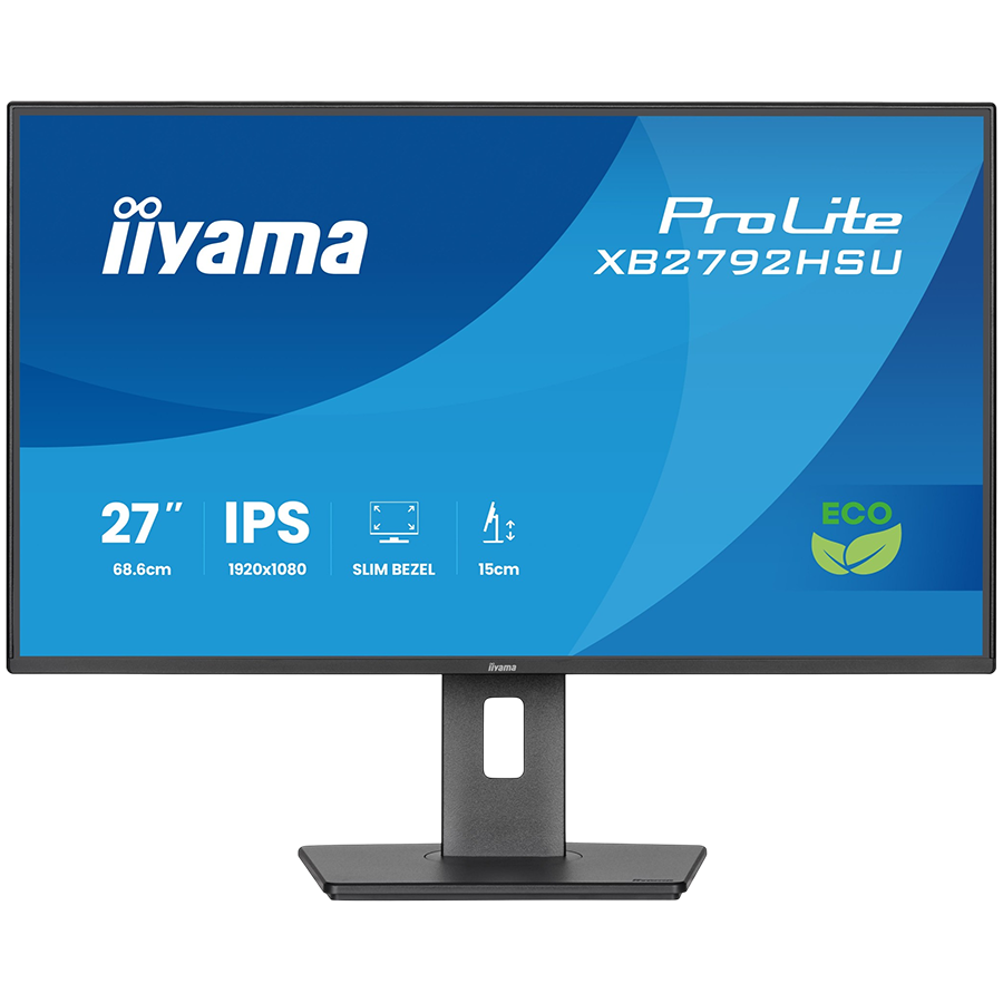 [XB2792HSU-B1] IIYAMA Monitor LED XB2792HSU-B1 27" IPS 1920x1080 4-side slim bezel 120Hz 300cd 1500:1 3ms HDMI DP USB HUB Full Ergo
