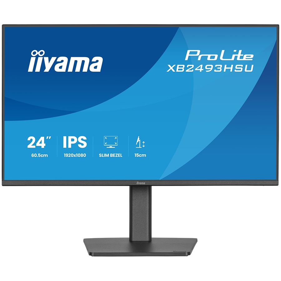 [XB2493HSU-B1] IIYAMA Monitor LED XB2493HSU-B1 23.8" IPS 1920x1080 120Hz, 16:9. 350cd, 1500:1, 1ms, HDMI, DP, USB HUB, Full Ergo, Pro