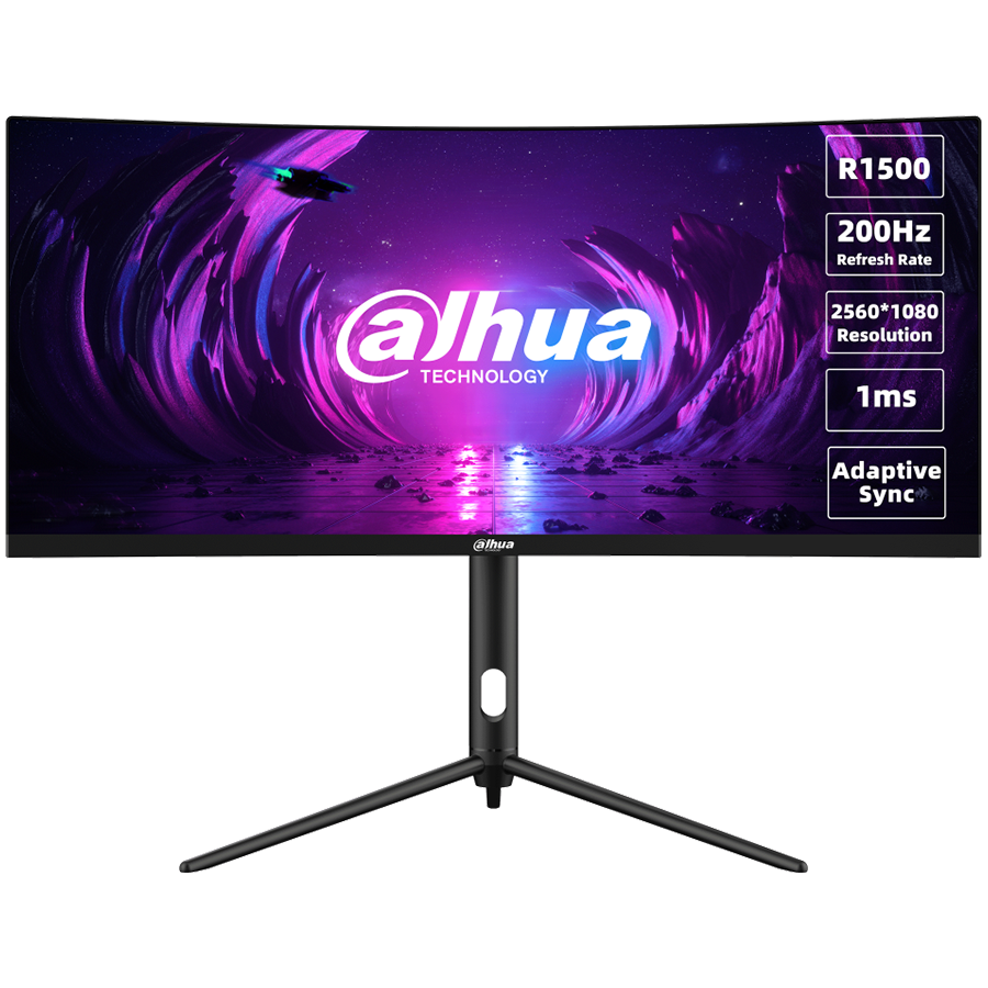 Dahua LM30-E330CA Curved Gaming Monitor - VA, 2560x1080, 200Hz