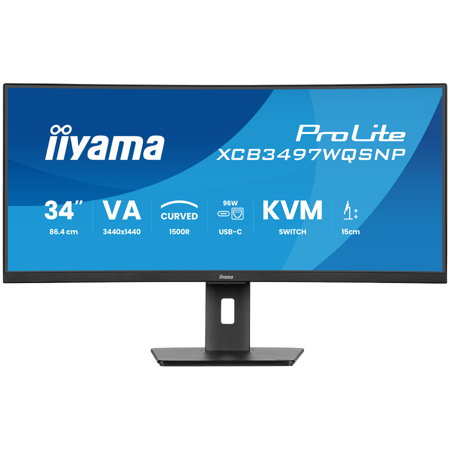 IIYAMA Monitor 34" UW Curved VA-panel - 3440x1440, 120Hz