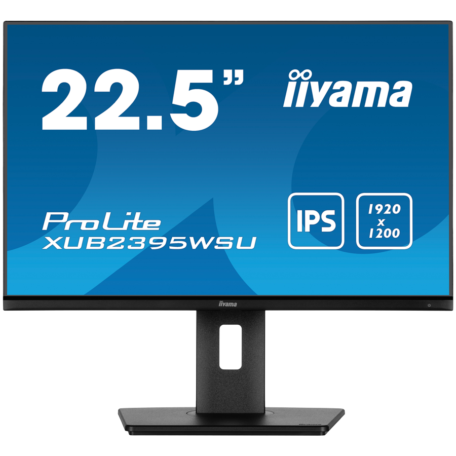 [XUB2395WSU-B5] IIYAMA Monitor LED XUB2395WSU-B5 22.5" IPS 1920x1200 16:10 250cd 1000:1 4ms VGA HDMI DP USB Hub height, swivel, tilt, pivot (rotation both sides)
