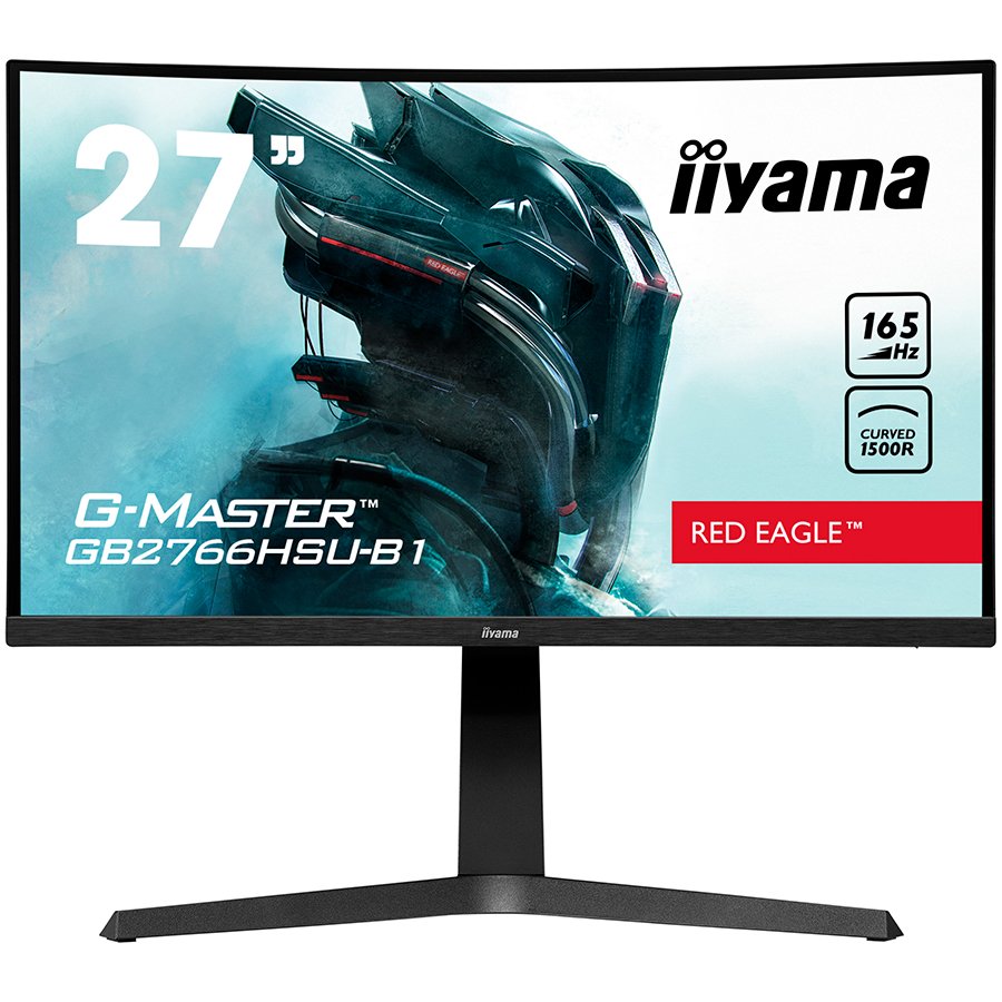 [GB2766HSU-B1] IIYAMA Monitor 27" ETE VA-panel - 1920x1080, 165Hz, Curved (1500R)