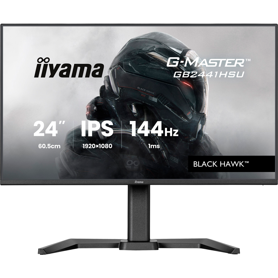 IIYAMA Monitor 24 inch IPS Gaming G-Master Black Hawk FreeSync 1920x1080 144Hz 300cd/m2 HDMI DisplayPort 1ms MPRT Adaptive Sync Speakers
