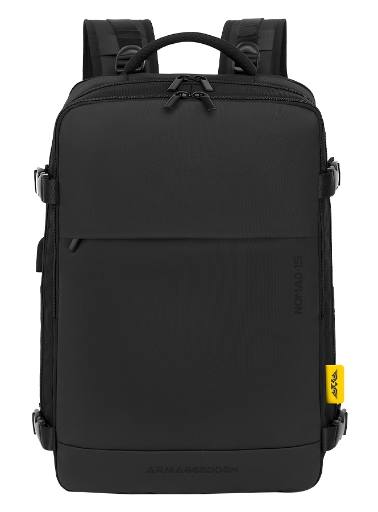 Armaggeddon NOMAD-15 Carbon Splashproof Gaming Bag with Lock & USB-C for up to 16'' Laptops