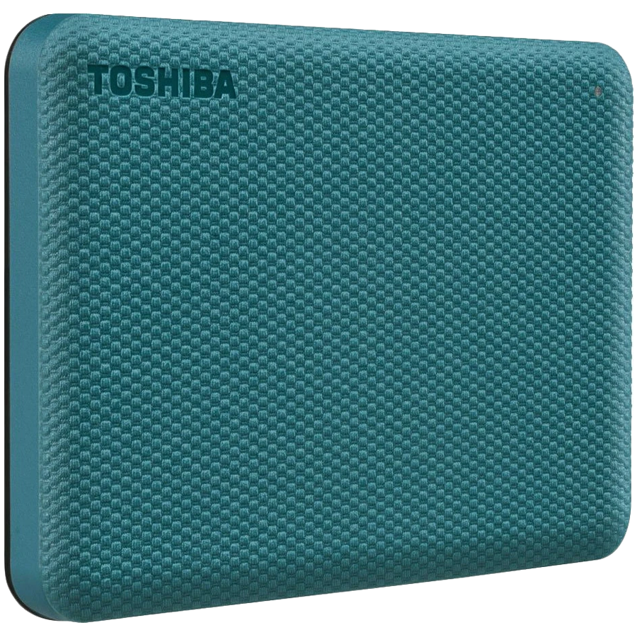 HDD Extern TOSHIBA CANVIO Advance 2TB - 2.5", USB 3.2 Gen1 (5Gbit/s), Backup and Security software, Textured Green, 149g