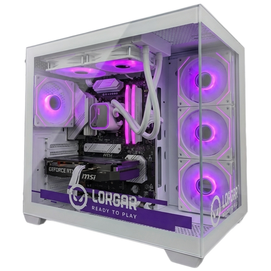 Lorgar Advanced A201 - AMD 7500F 6C/12T - 32GB RAM, 1TB SSD, RTX 5060Ti