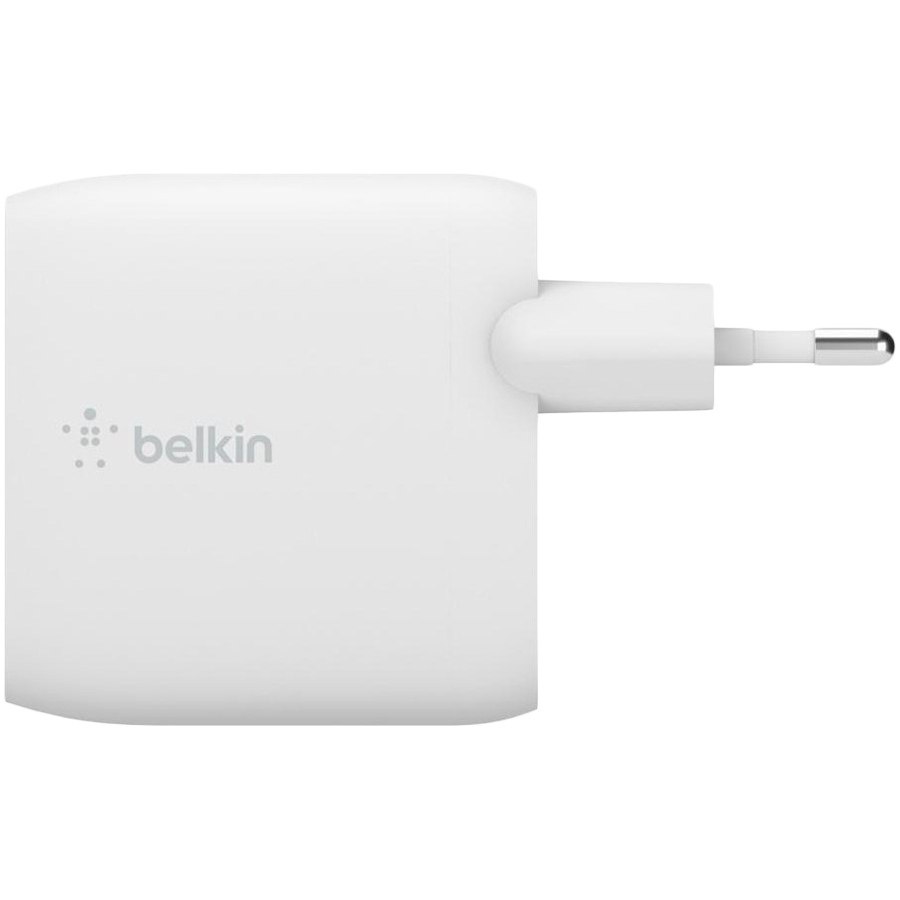 BELKIN DUAL USB-A WALL CHARGER,12W X2,WHT