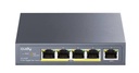 Cudy Switch PoE Gigabit 4PoE + 1GbE Uplink 60W GS1005P