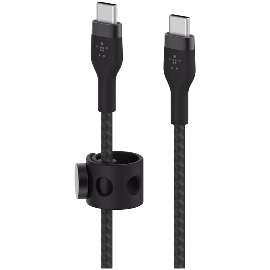 BELKIN USB-C to USB-C 2.0 Braided silicone, 1M, Black