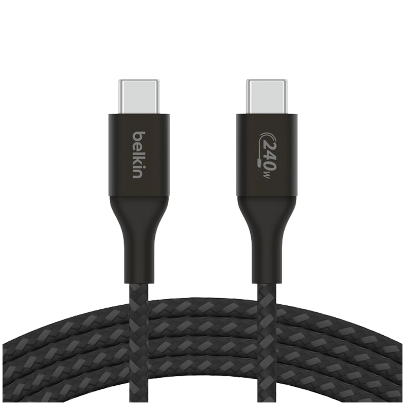 BELKIN 240w USB-C to USB-C Cable, 2M, Black
