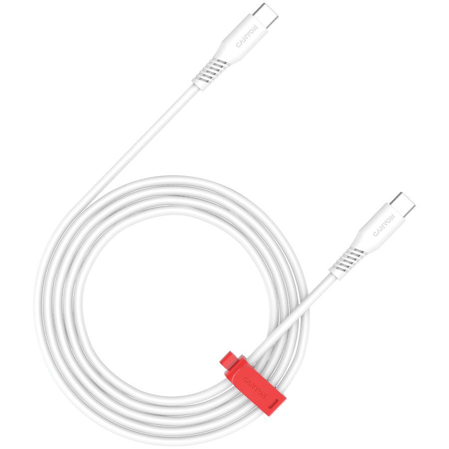 [CNS-CC100SC20W] CANYON cable CC100SC C-C 100W 2m White