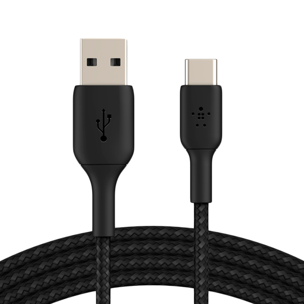 Belkin Braidedc-a 0.15M, Blk