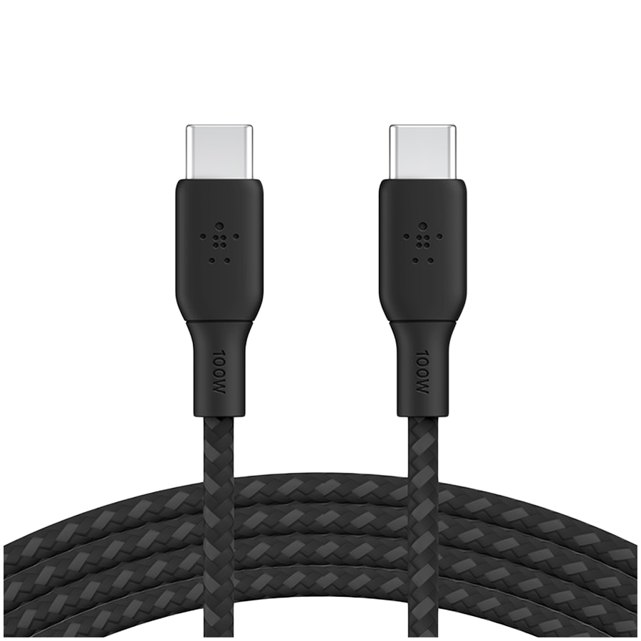 BELKIN 100w USB-C to USB-C Braided Cable 3M Black