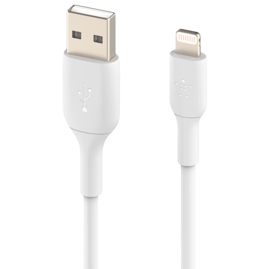 BELKIN Lightning to USB-A Cable, 2M, White