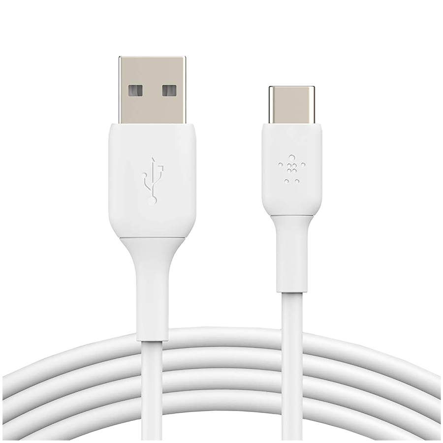 BELKIN USB-A to USB-C Cable, 2M, White