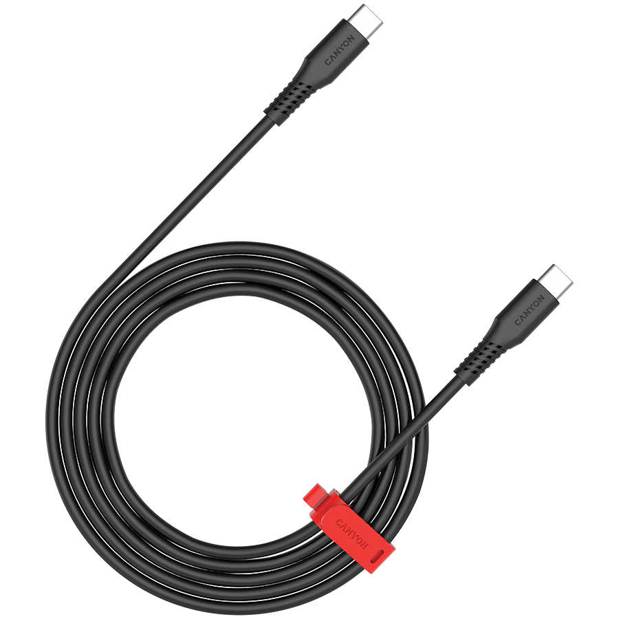 [CNS-CC60SC20B] CANYON cable CC60SC C-C 60W 2m Black