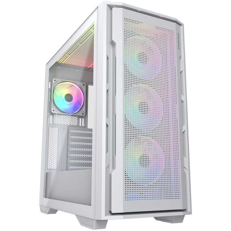 Cougar UNIFACE RGB PC Case - Mid Tower, White