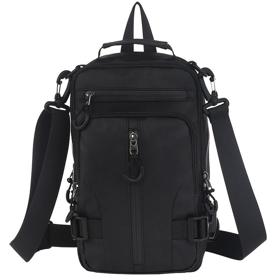 [CNS-CBD1B1] Canyon CB-1 Τσαντάκι Μέσης / Χιαστί, 290x160x90 mm, Πολυεστέρας, Ιμάντας Ώμου, Μαύρο
