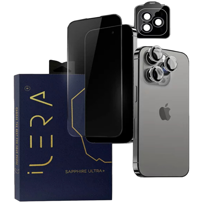 iLera Sapphire Ultra + Glass for iPhone 16 Plus | 15 Plus
