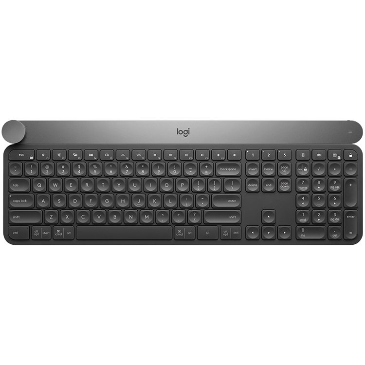 [920-008497] Logitech Craft Bluetooth Keyboard with input dial - Graphite - French