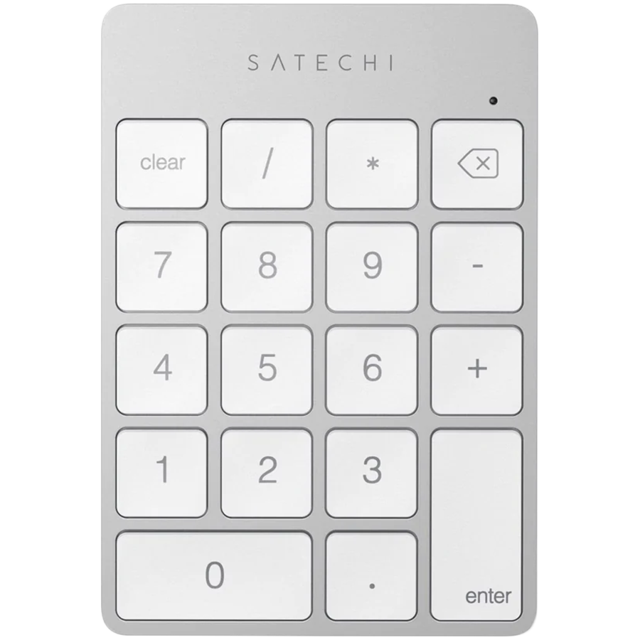 [ST-SALKPS] Satechi Aluminum Slim Rechargeable Bluetooth Keypad Silver