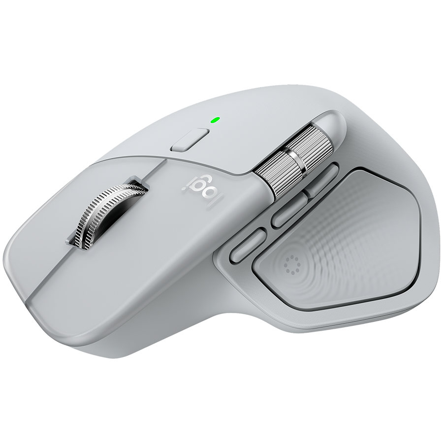 [910-007563] Logitech MX Master 4 - Pale Grey - 2.4GHZ/BT