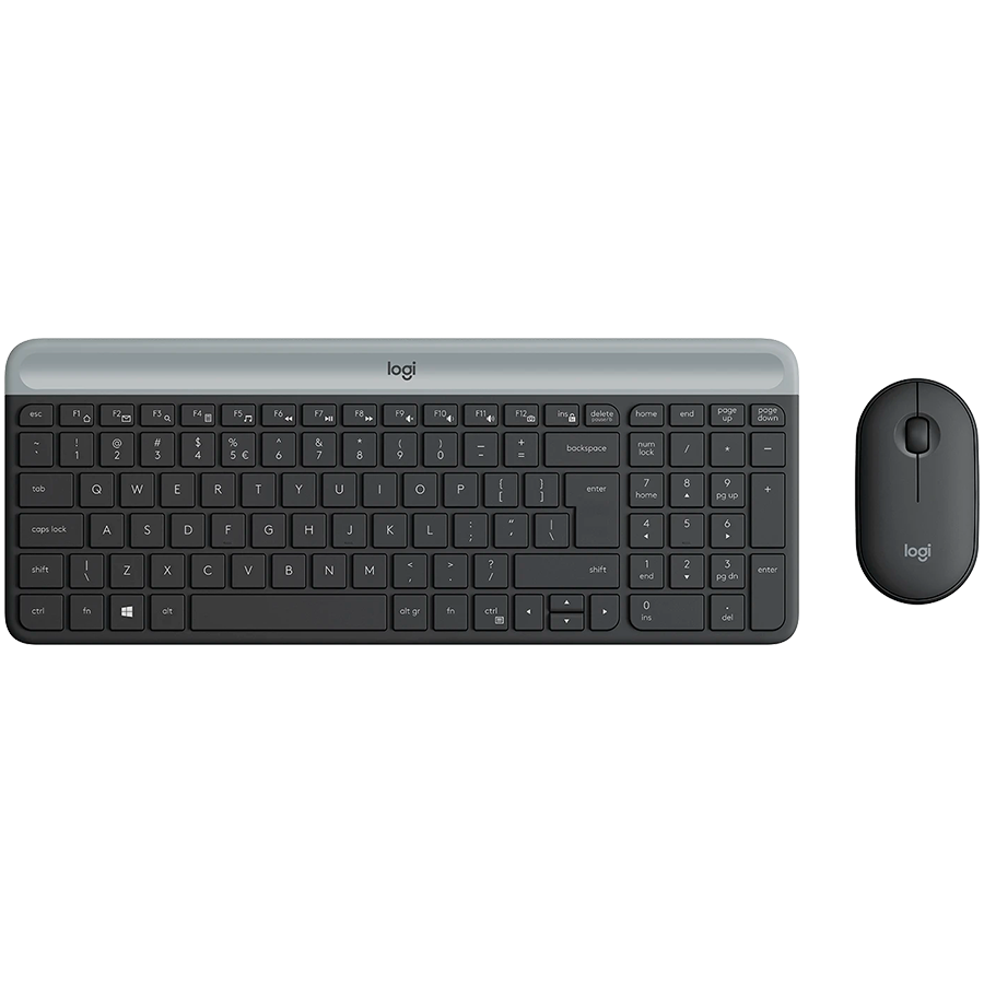 [920-009188] Logitech MK470 Slim Combo - Graphite - German - 2.4GHZ