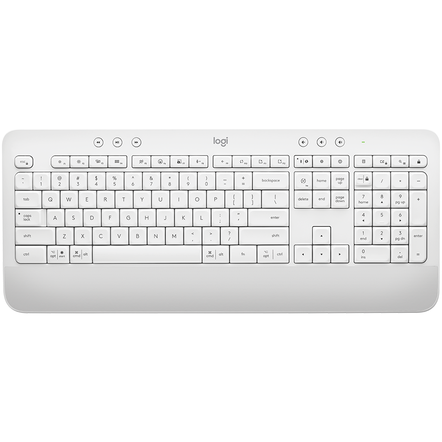[920-010982] Logitech K650 Signature Bluetooth keyboard - Off White - Russian