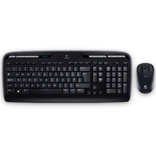 LOGITECH MK330 Wireless Combo - BLACK - UK