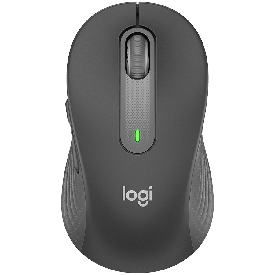 [910-006239] Logitech M650L Signature Bluetooth Mouse - Graphite - Left