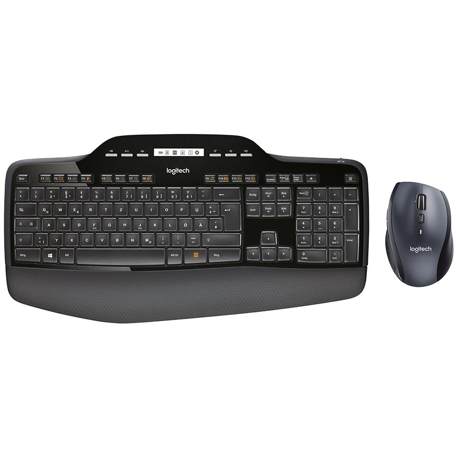 [920-002419] Logitech MK710 Wireless Desktop - Black - Arabic
