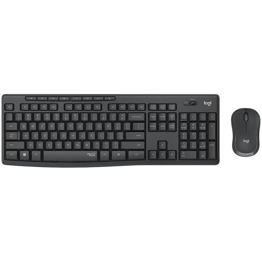 [920-009800] LOGITECH MK295 Silent Wireless Combo - GRAPHITE - US INT'L