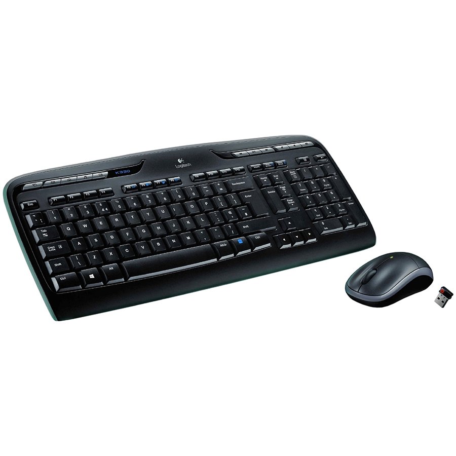 Logitech MK330 Wireless Combo - Black - Hungarian