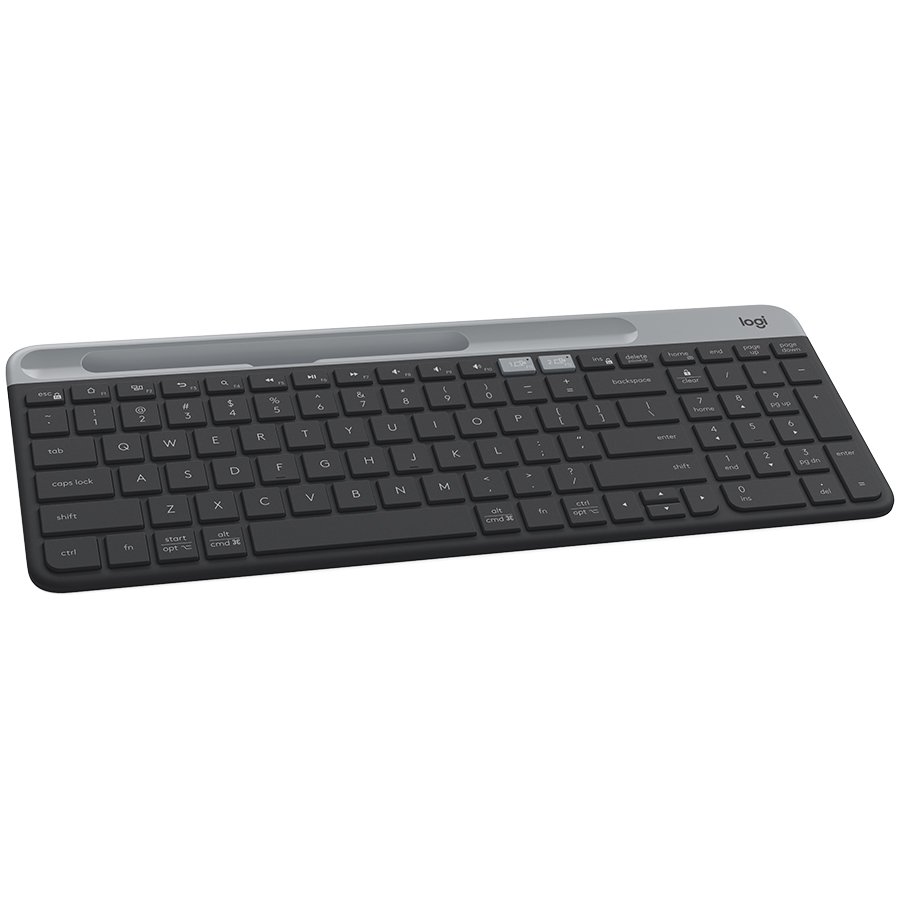 [920-009274] Logitech K580 Slim Multi-Device Bluetooth Keyboard - Graphite - Nordic