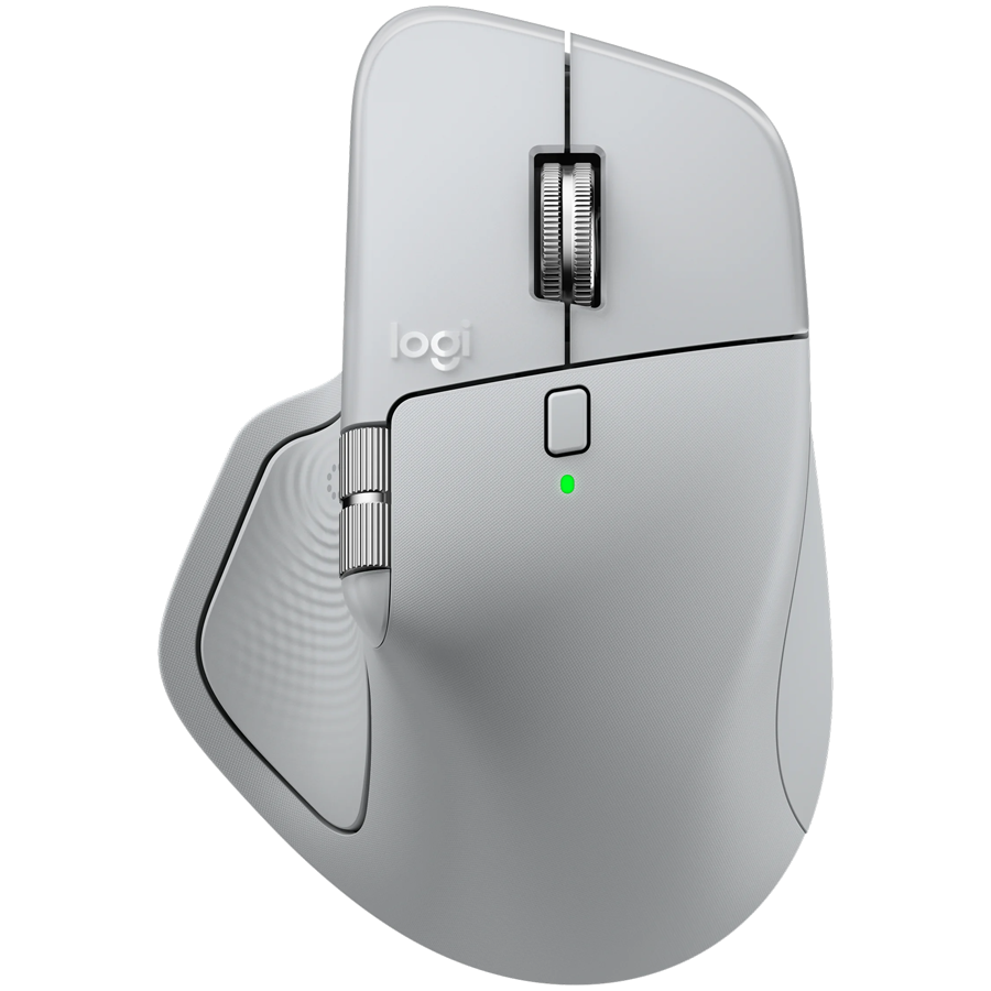 [910-007576] Logitech MX Master 4 for Mac - White Silver - BT