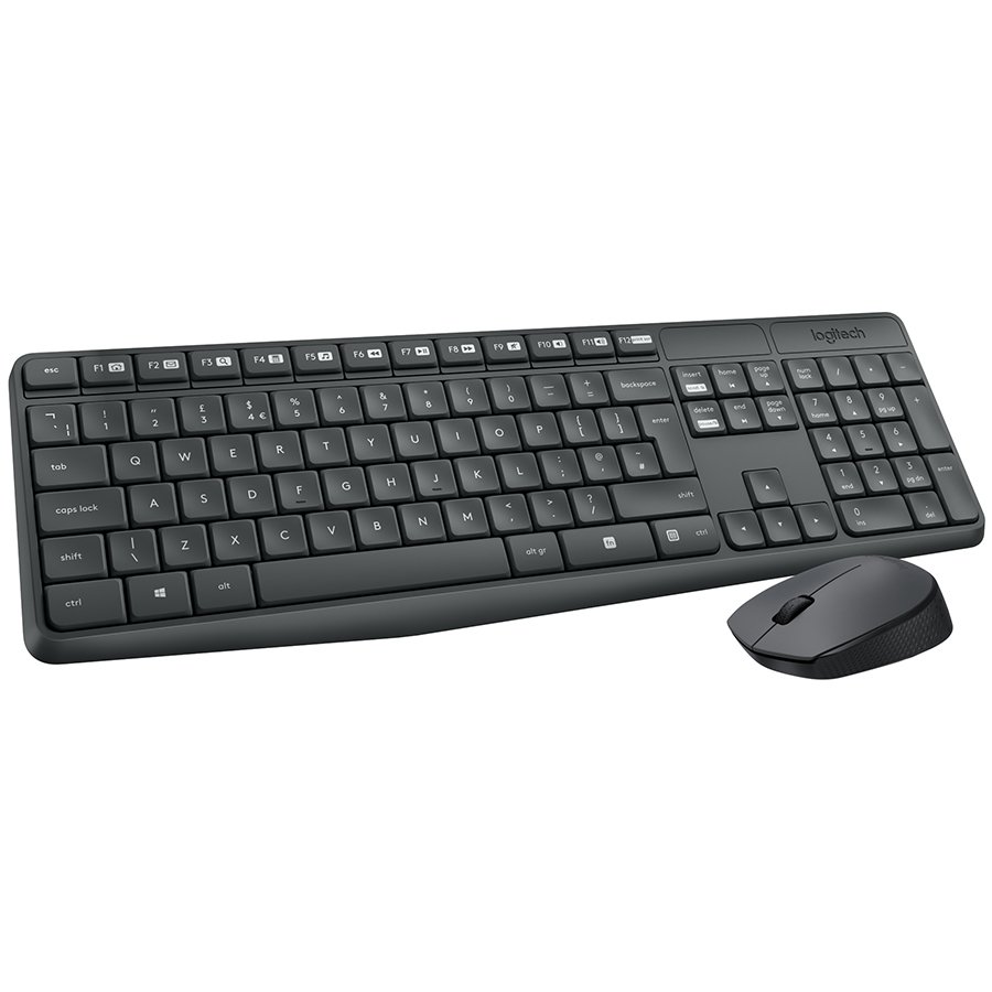 [920-007907] Logitech MK235 Wireless Combo - Grey - French