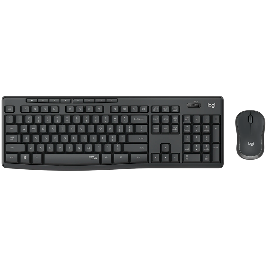 [920-009795] Logitech MK295 Silent Wireless Combo - Graphite - French