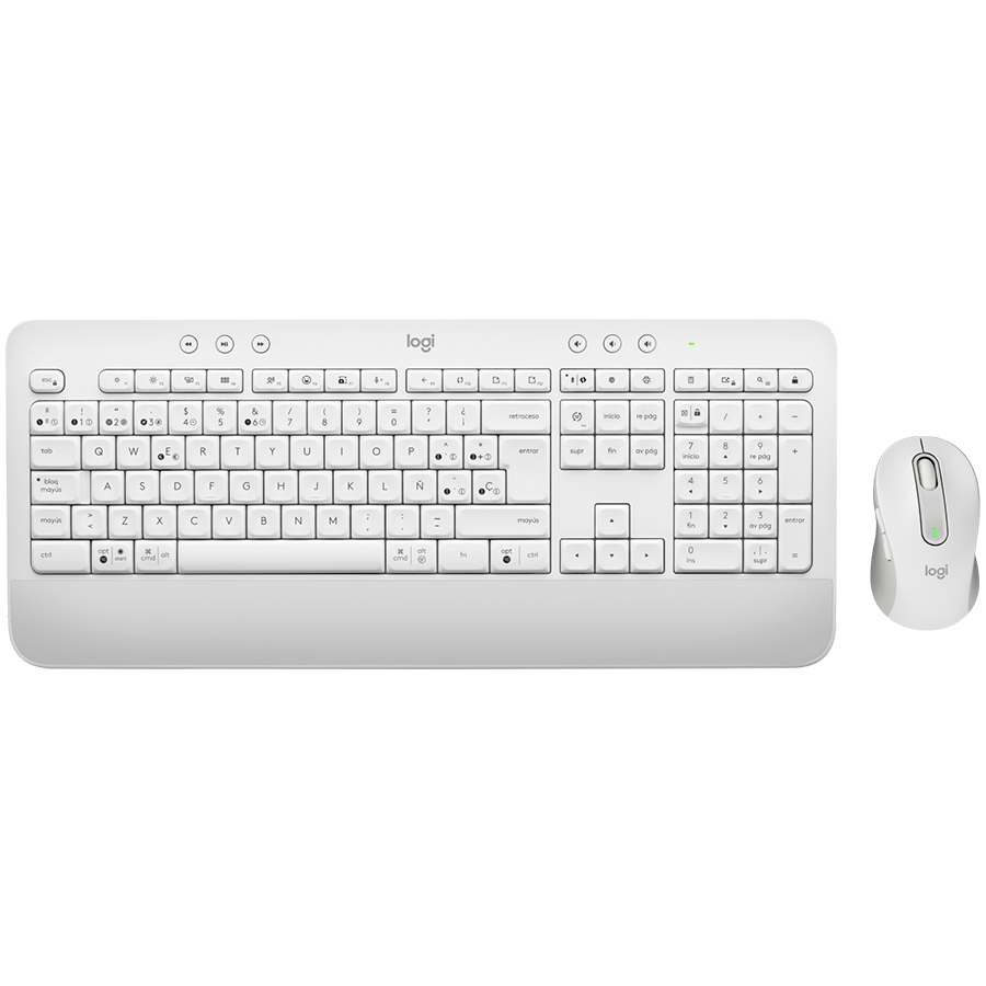 Logitech MK650 Signature Bluetooth Combo - Off White - Russian