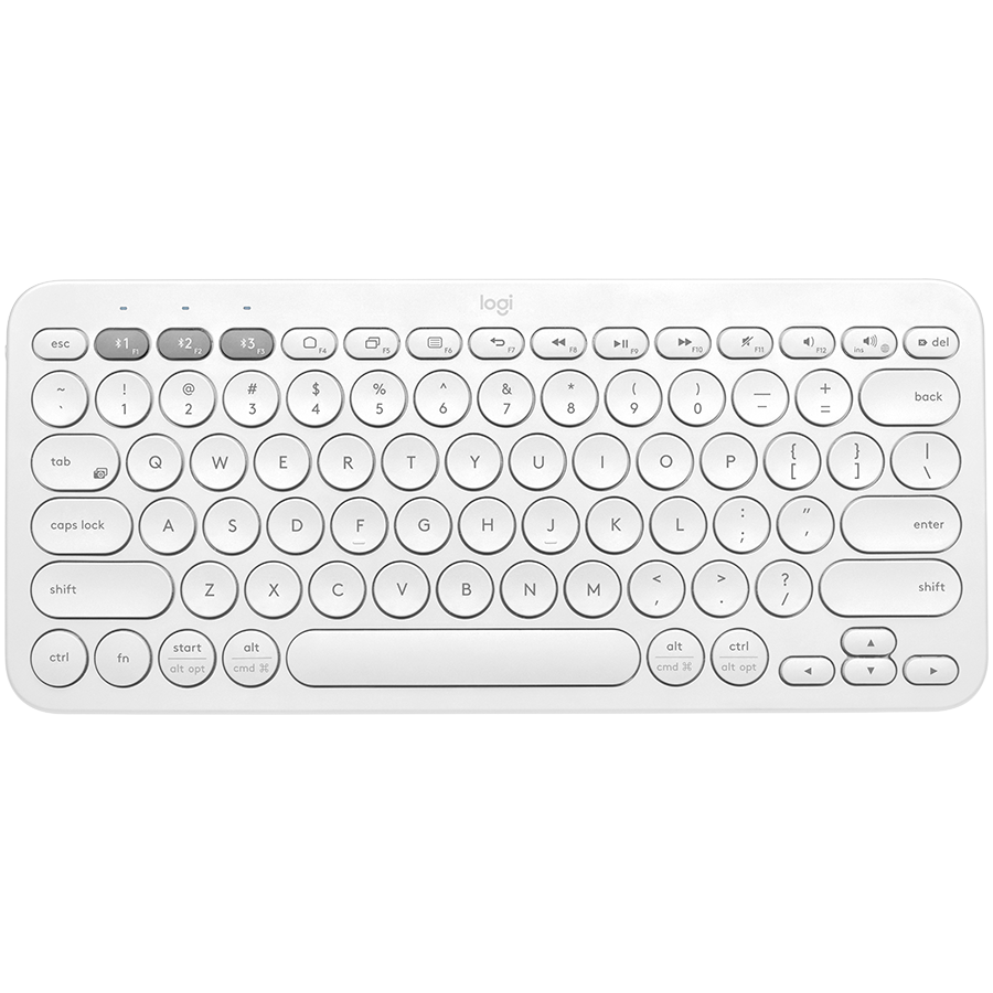 [920-010407] Logitech K380 for MAC Multi-Device Bluetooth Keyboard - Off-white - US Int'l
