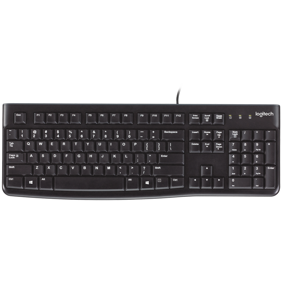 [920-008899] Logitech Keyboard K120 for Business - Blk - Hebrew - USB -EMEA28-935