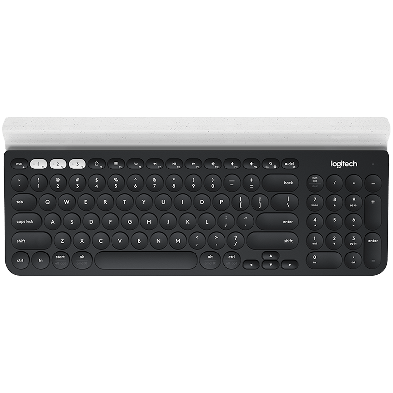 [920-008042] Logitech K780 Multi-Device Wireless Keyboard - Dark GREY/SPECKLED White - US Int'l