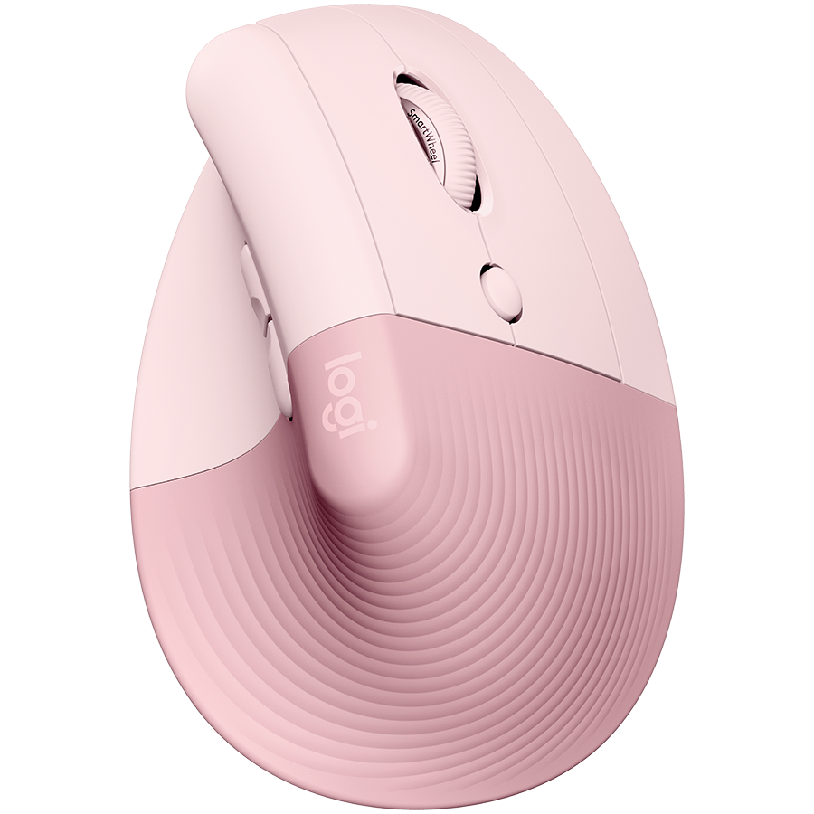 [910-006478] Logitech Lift Bluetooth Vertical Ergonomic Mouse - ROSE/DARK Rose