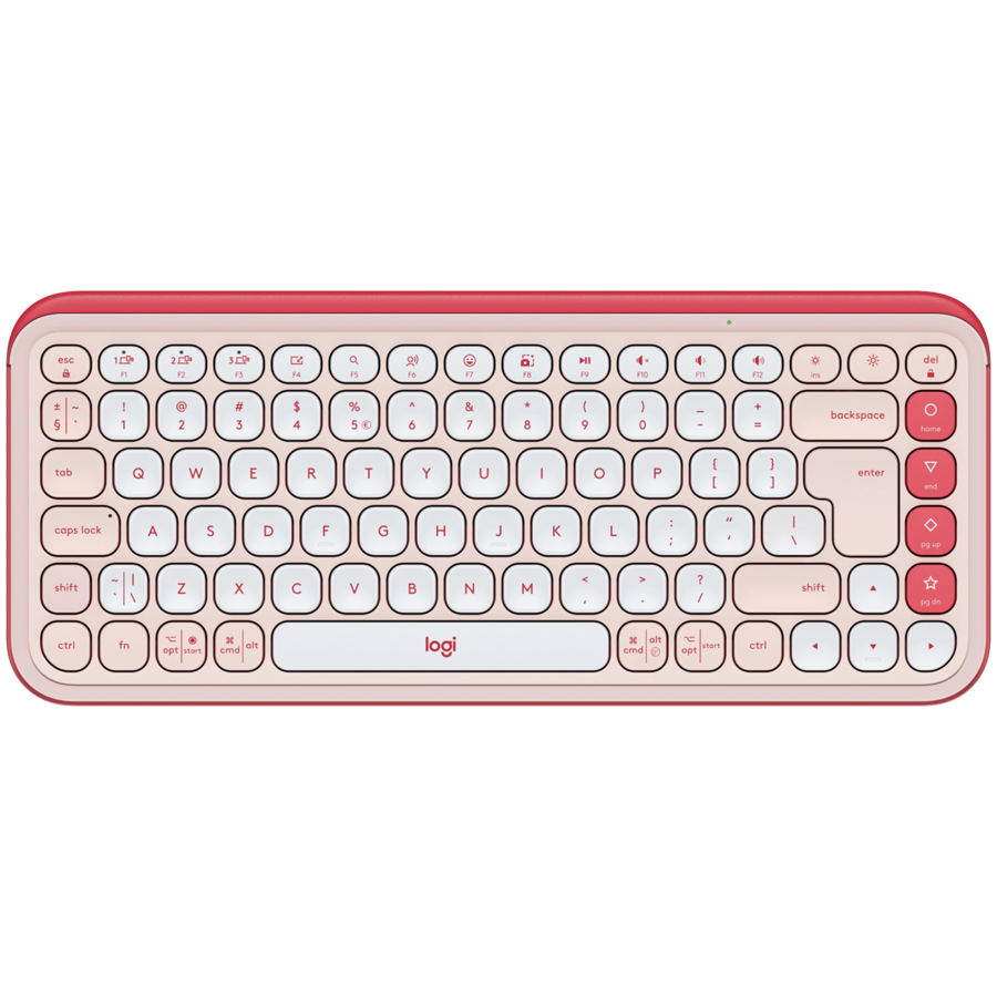 [920-013073] Logitech Pop Icon Keys - Rose - Us Int'l - BT