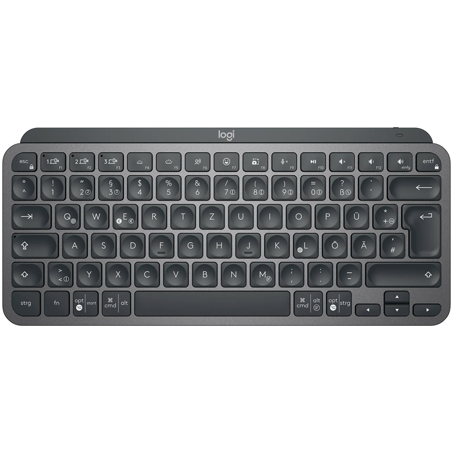 [920-010610] Logitech MX Keys Mini Bluetooth Illuminated Keyboard - Graphite - Arabic (920-010610)