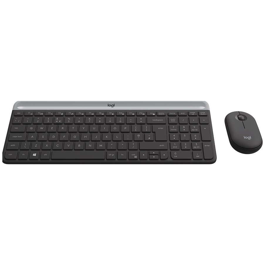 [920-009190] Logitech MK470 Slim Wireless Combo - Graphite - French