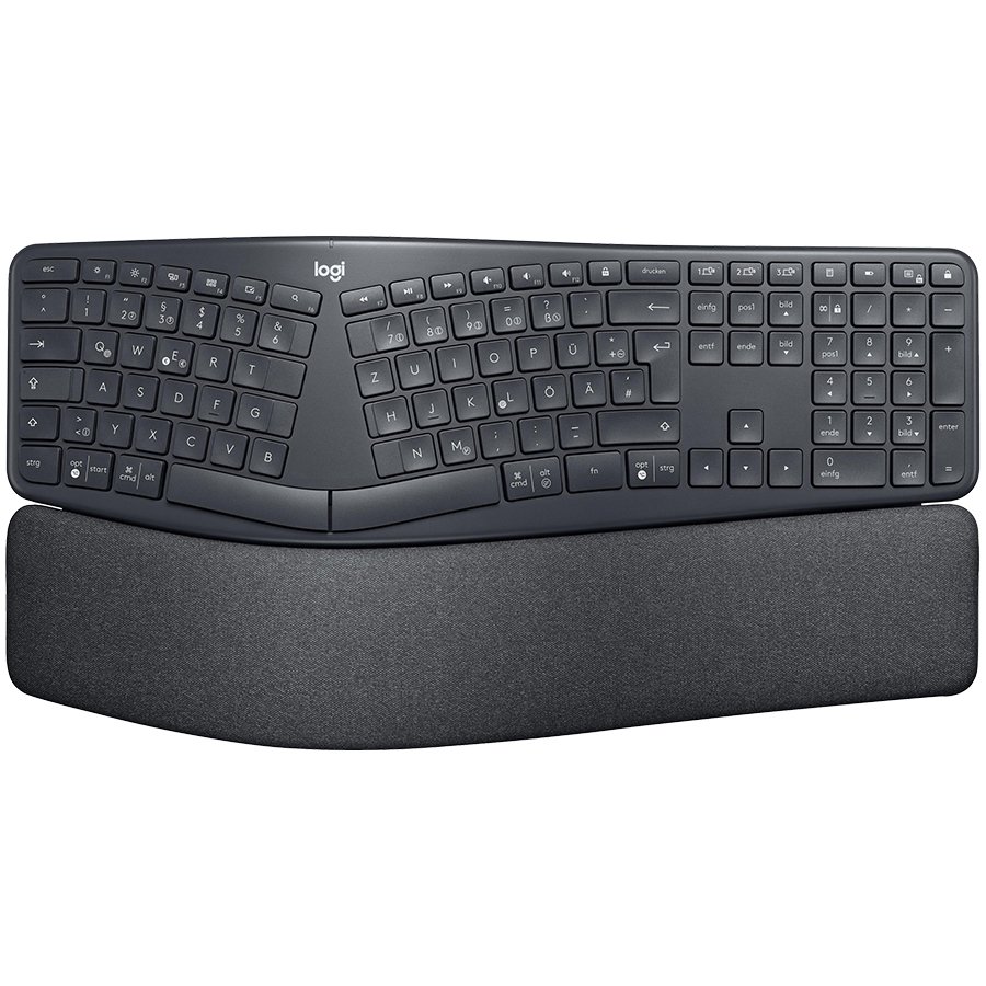 Logitech K860 Ergo Bluetooth keyboard - Graphite - US Int'l (920-010108)