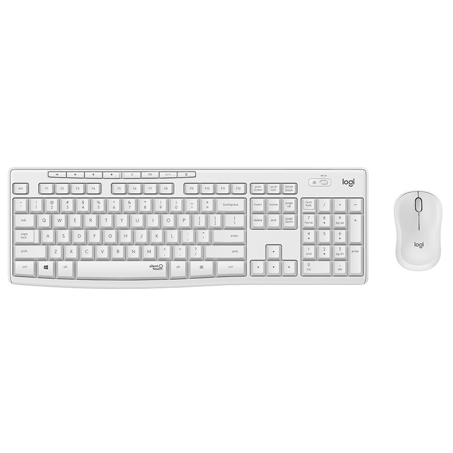 Logitech MK295 Silent Wireless Combo - Off-white - US Int'l